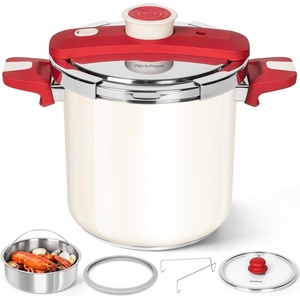 image:imageMICHELANGELO Stainless Steel Pressure Cooker Cream 8L85 Quarts