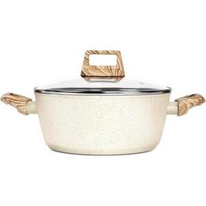 image:imageMICHELANGELO 8 Quart Stock Pot with Lid Nonstick Cooking Pots 8 Qt Soup Pot with Lid Induction Pots for Cooking Stockpot with Healthy Coating WhiteWhite