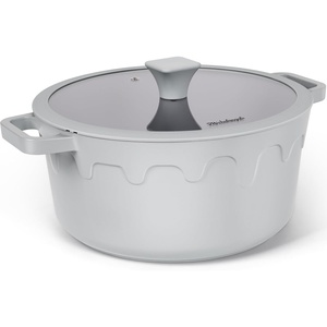 image:imageMICHELANGELO 8Quart Soup Pot with Lid  Nonstick Large Ceramic Stock Pot for Induction Cooktop 8qt Non Stick Cooking Pots with Silicone Handle Covers amp PotHolder CreamGray